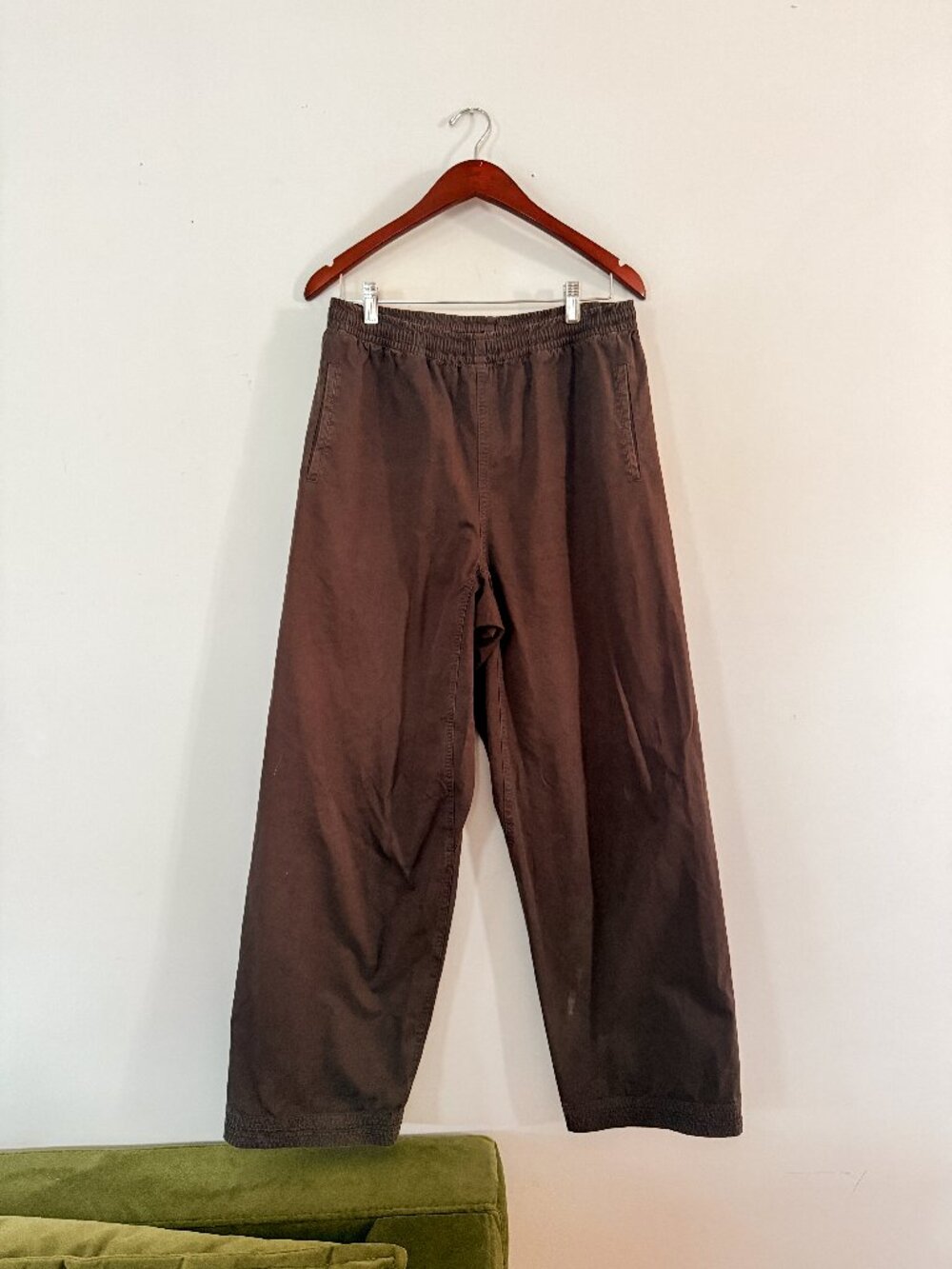 SKIMS Outdoor Woven Drawstring Pant Washed Onyx Women's Size M